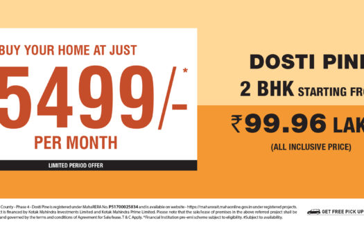 Dosti Pine in Thane West, Balkum Pada,